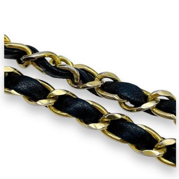 CHANEL Vintage Flap Bag Matelasse Quilted Lambskin Shoulder Chain Tote - Picture 15 of 15